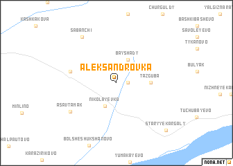 map of Aleksandrovka