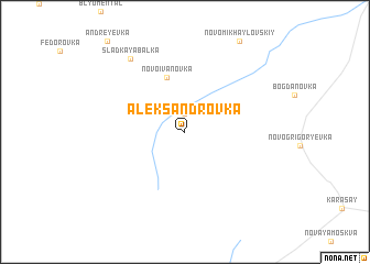 map of Aleksandrovka