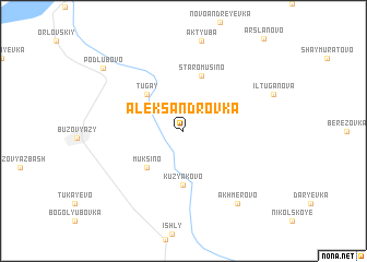 map of Aleksandrovka