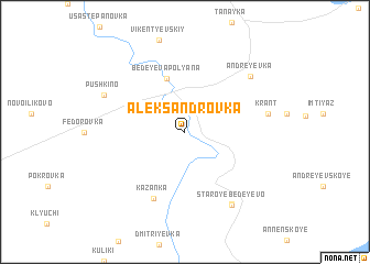 map of Aleksandrovka