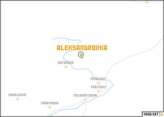 map of Aleksandrovka