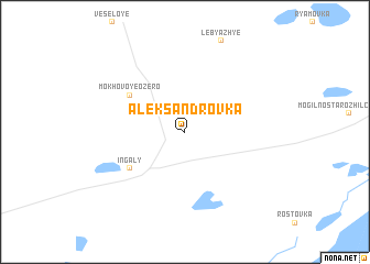 map of Aleksandrovka