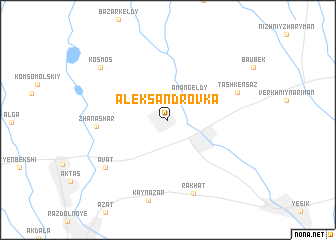 map of Aleksandrovka