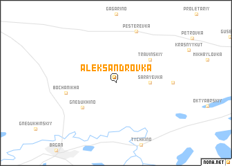 map of Aleksandrovka