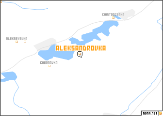 map of Aleksandrovka