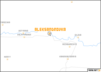 map of Aleksandrovka