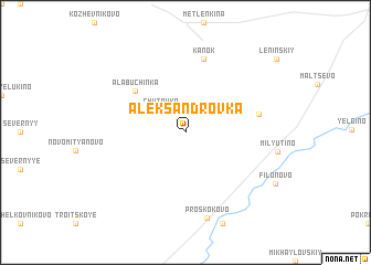 map of Aleksandrovka