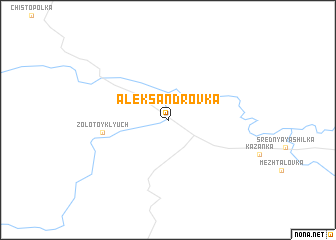 map of Aleksandrovka