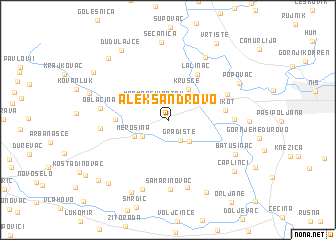 map of Aleksandrovo