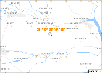 map of Aleksandrovo