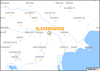 map of Aleksandrovo