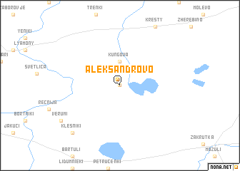 map of Aleksandrovo