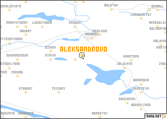 map of Aleksandrovo