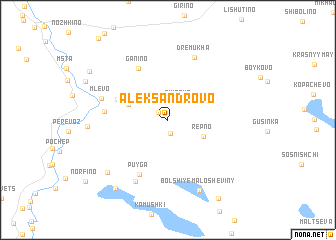 map of Aleksandrovo