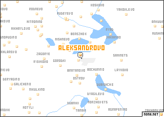 map of Aleksandrovo