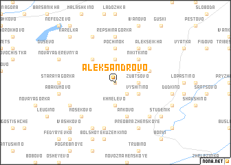 map of Aleksandrovo