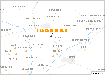 map of Aleksandrovo