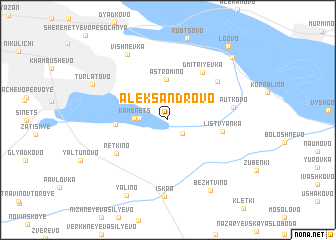 map of Aleksandrovo