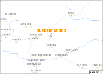 map of Aleksandrovo