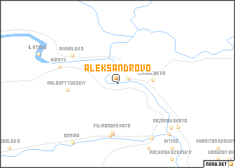 map of (( Aleksandrovo ))