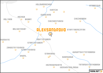 map of Aleksandrovo