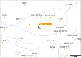 map of Aleksandrovo