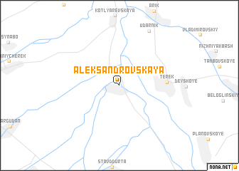 map of Aleksandrovskaya