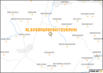 map of Aleksandrovskiye Verkhi