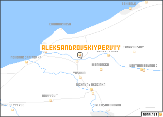 map of Aleksandrovskiy Pervyy