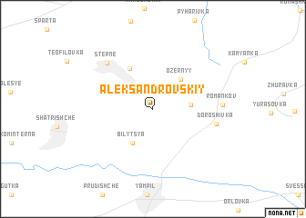 map of Aleksandrovskiy