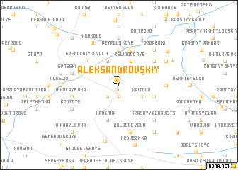 map of Aleksandrovskiy