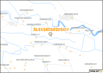 map of Aleksandrovskiy