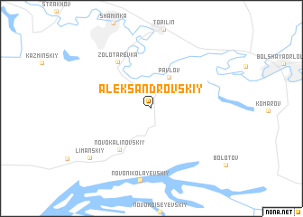 map of Aleksandrovskiy