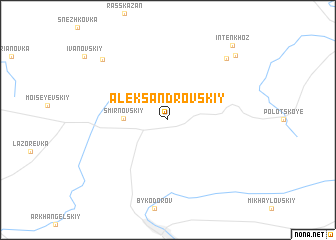 map of Aleksandrovskiy