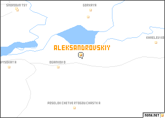 map of Aleksandrovskiy