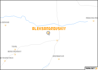 map of Aleksandrovskiy