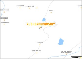 map of Aleksandrovskiy