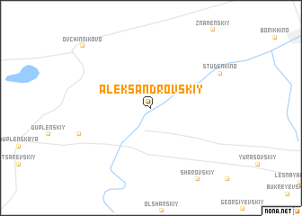 map of Aleksandrovskiy