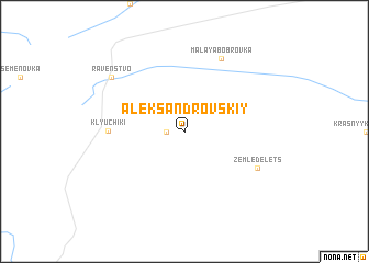 map of Aleksandrovskiy