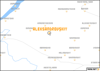 map of Aleksandrovskiy