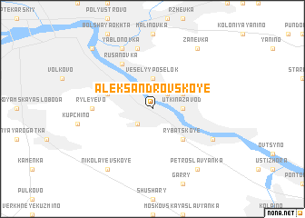 map of Aleksandrovskoye