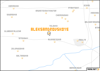 map of Aleksandrovskoye