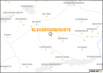 map of Aleksandrovskoye