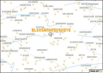 map of Aleksandrovskoye