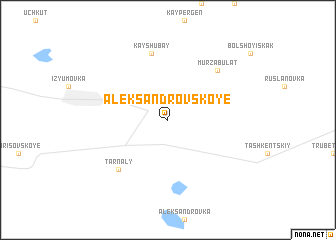 map of Aleksandrovskoye