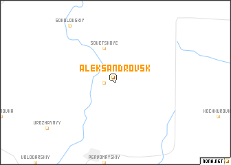 map of Aleksandrovsk