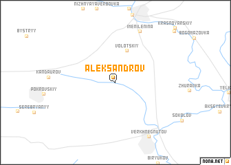 map of (( Aleksandrov ))