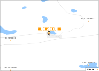 map of Alekseevka