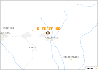 map of Alekseevka