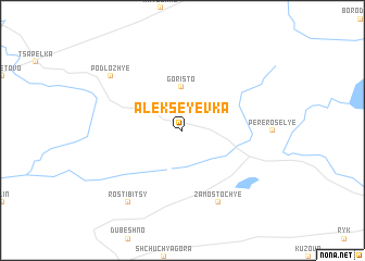 map of Alekseyevka